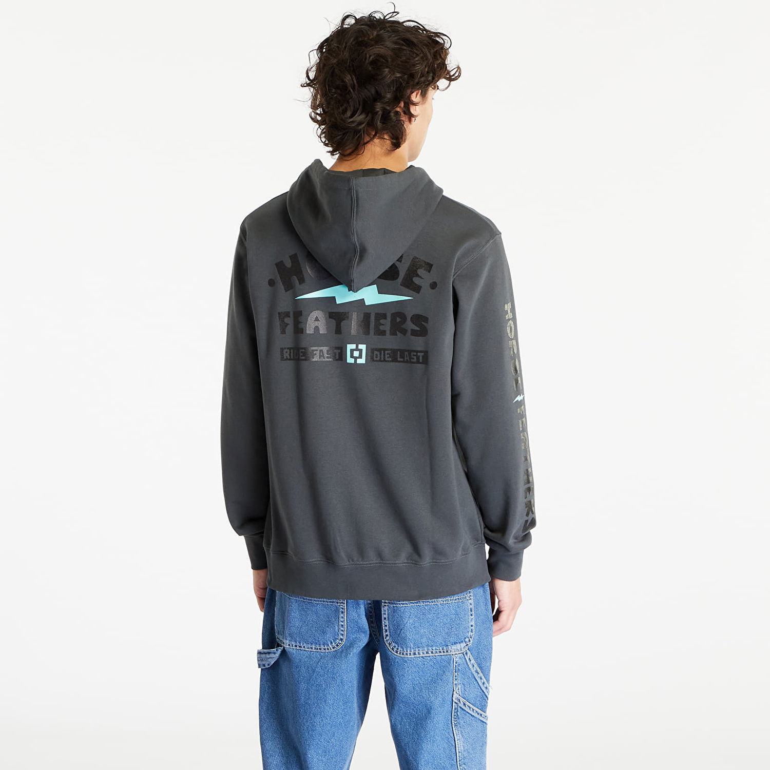 Mikina Horsefeathers Ignite Hoodie Šedá | SM1323C, 1