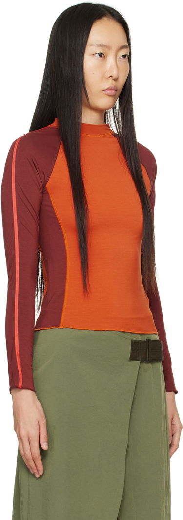 Tričko Miaou Miaou Madeline Long Sleeve T-Shirt Oranžová | 7126TJBCRI, 1