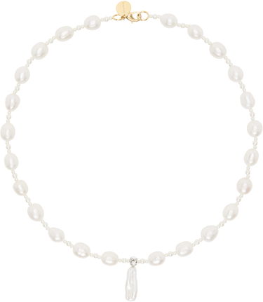 Náhrdelník Simone Rocha Simone Rocha Staccato Pendant Pearl Necklace Biela | NKS82 0913, 0