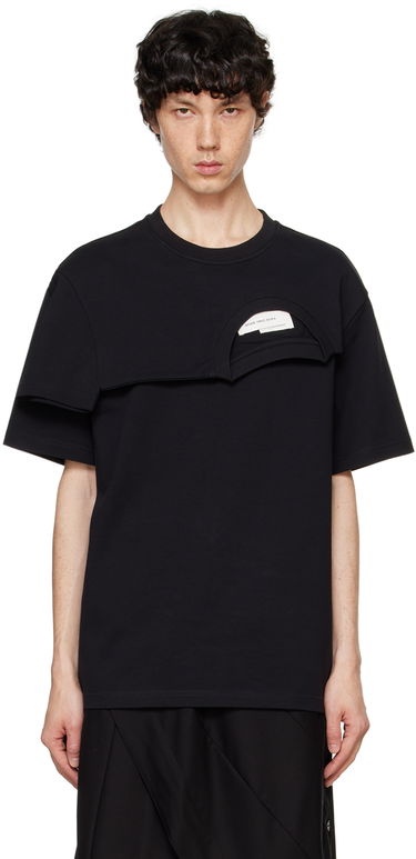Tričko Feng Chen Wang Feng Chen Wang Double Collar T-Shirt Čierna | FF12TSH715B, 0