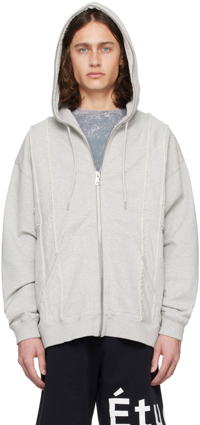 Mikina Études Études Skyline Zip Hoodie Šedá | E24MM284A01682, 0