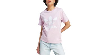Tričko adidas Performance Trefoil Ružová | ik4039, 1