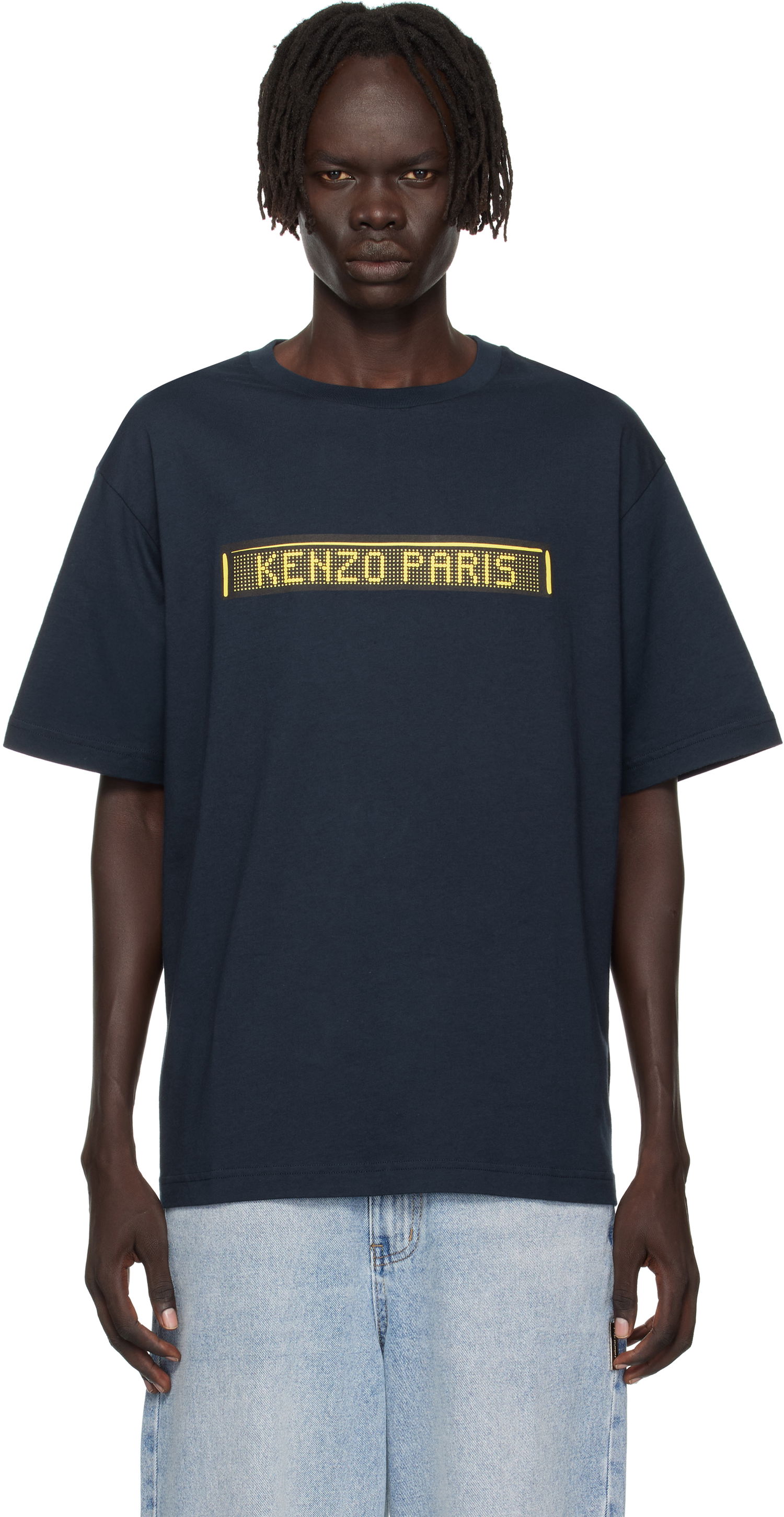 Tričko KENZO Kenzo 'KENZO City' Oversized T-Shirt Navy | FF65TS4534SG, 0