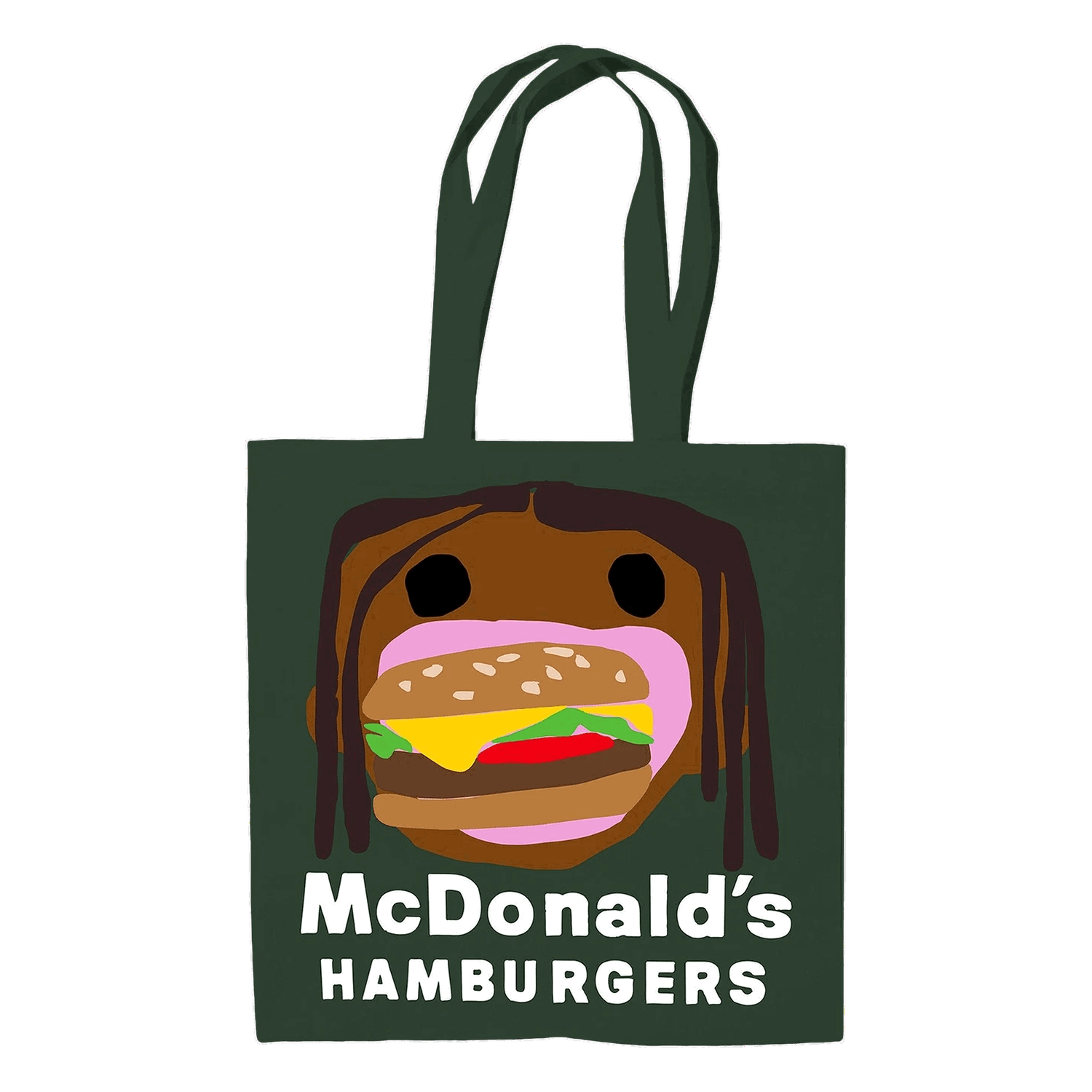 Tote bag Cactus Jack by Travis Scott Cactus Plant Flea Market x Burger Mouth Tote Zelené | CJMD AB175 GREE, 0