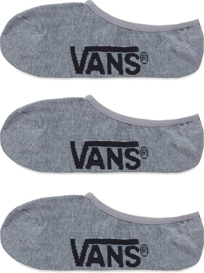 Ponožky Vans Classic Super No Show Socks (3 Pack) Šedá | vn000xs9htg1, 0
