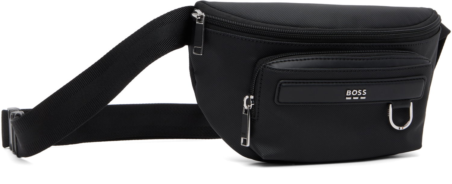Ľadvinka BOSS BOSS Logo Trim Belt Bag Čierna | 50548787, 1