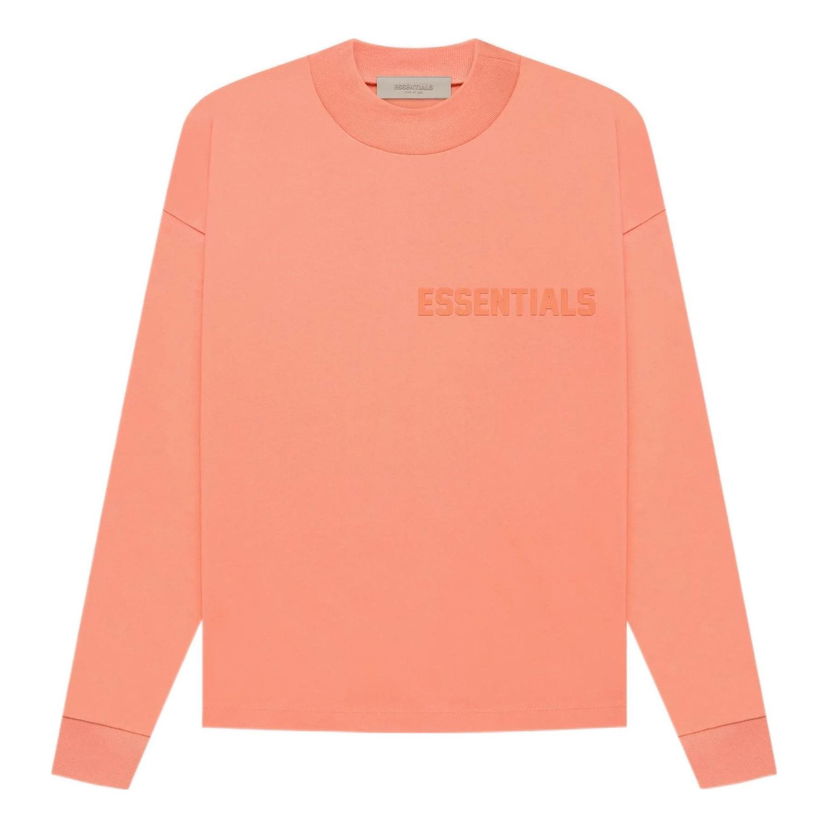 Sveter Fear of God Essentials Long Sleeve T-Shirt Oranžová | FOG-FW22-055