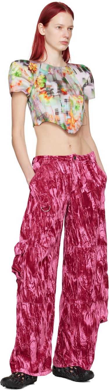 Crop Top Collina Strada Collina Strada Ava Floral Print Cropped Blouse Rôznofarebný | XX3282, 3