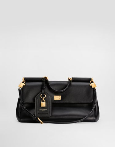 Kabelka Dolce & Gabbana Dolce & Gabbana My Sicily Plongé Calfskin Handbag Čierna | BB7782B732180999, 0