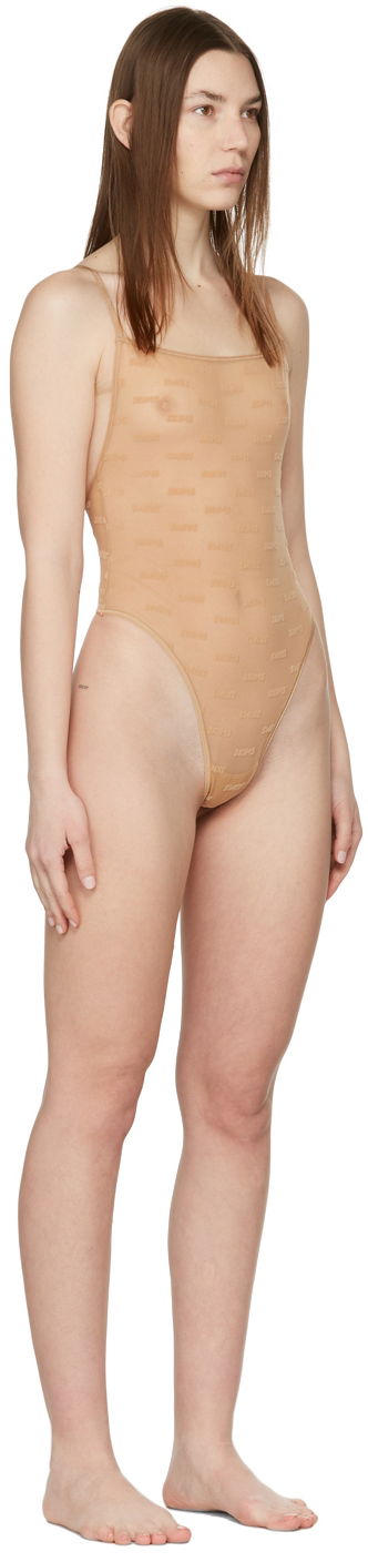 Body SKIMS SKIMS After Hours Bodysuit Béžová | BS-SCN-1317, 1
