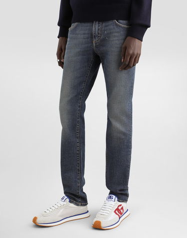 Džínsy Dolce & Gabbana Cotton Denim Jeans Modrá | GY07LDG8GW9S9001, 3