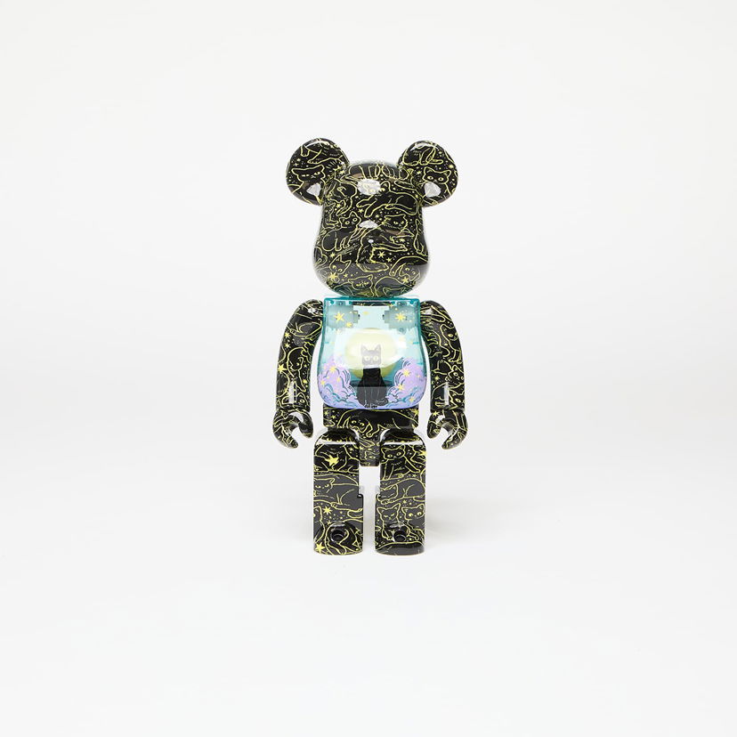 Zberateľské Medicom Toy BE@RBRICK Cat in the Night Sky 400% Black Zelené | 4530956614403