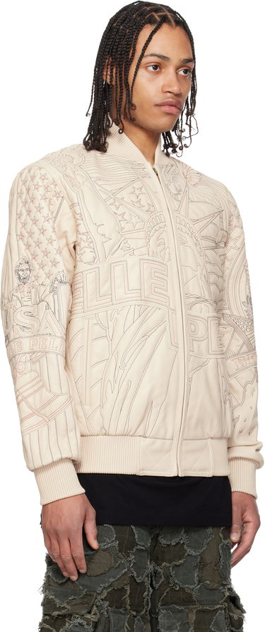 Bomber bunda Who Decides War Who Decides War Pelle Pelle Edition Monument Leather Jacket Béžová | 1131500019SS25, 1