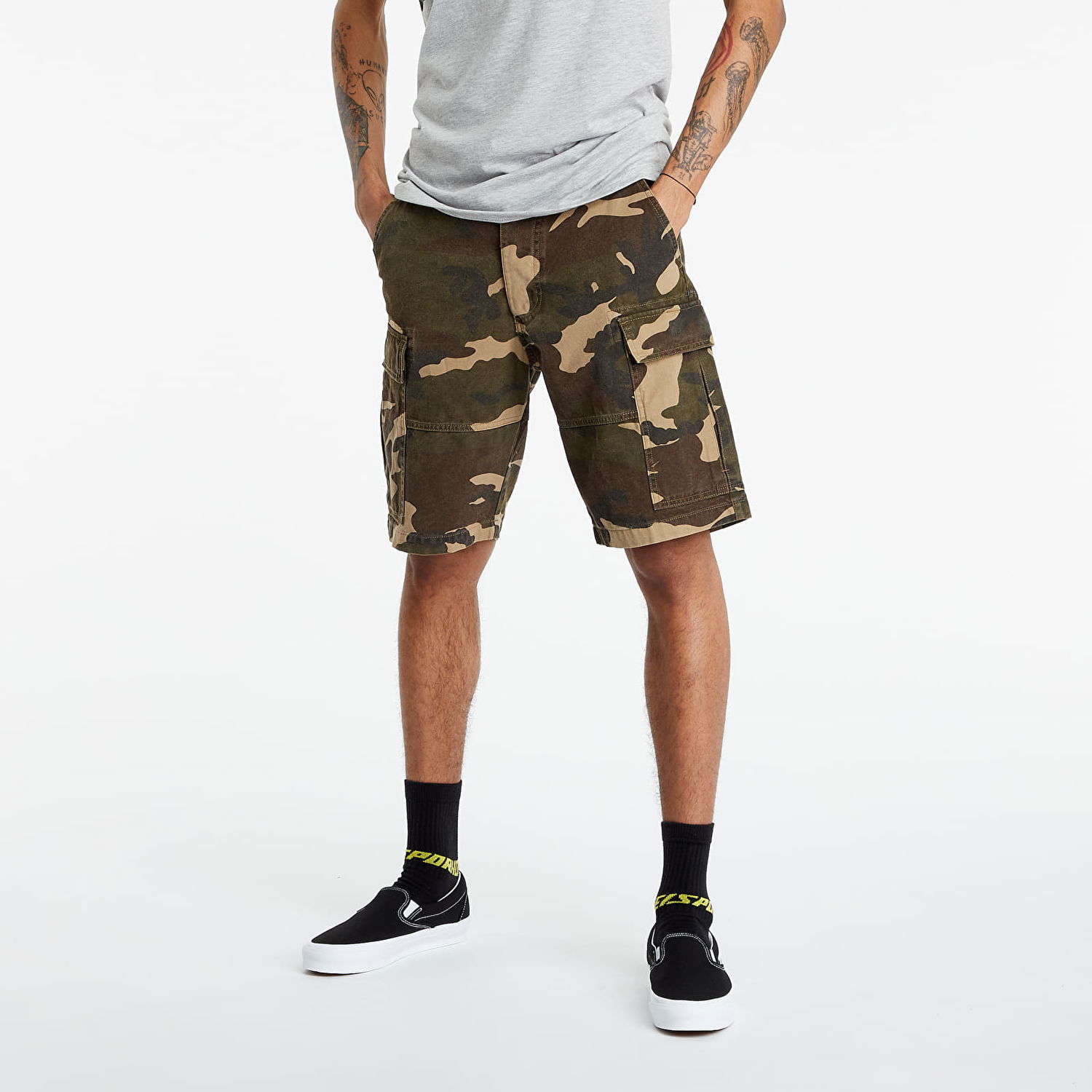 Šortky Horsefeathers Baxter Shorts Zelené | SM1153A, 1