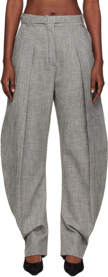 Nohavice LANVIN Lanvin Barrel Leg Trousers Šedá | RW-TR0123-5293-E25, 0