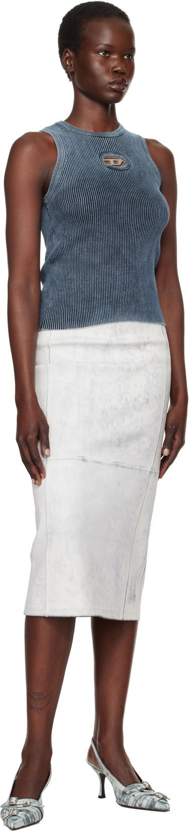Tielko Diesel Anchor Slim-Fit Tank Top Modrá | A14817 0ANAH, 3