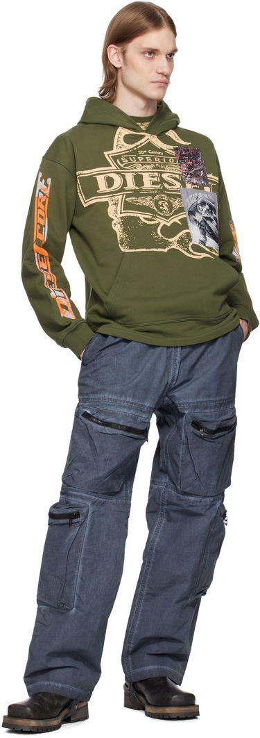 Cargo nohavice Diesel P-Noode-A Cargo Pants Modrá | A16211-0IQAX-8AT, 3