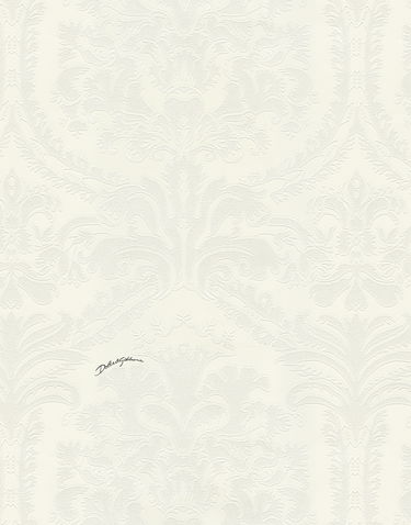 Home decor Dolce & Gabbana Floral Damask Wallpaper Biela | TCW007TCAIBU0011, 2