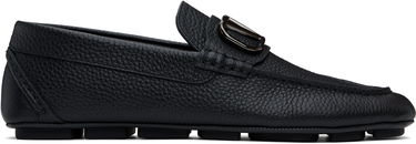 Doplnky Valentino Valentino Garavani VLogo Signature Grainy Calfskin Driving Loafers Čierna | 6Y2S0G30BNT, 0