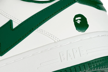 Tenisky a topánky BAPE Bape Sta OS #2 White/Green Biela | 1K20-191-314-GRN, 4