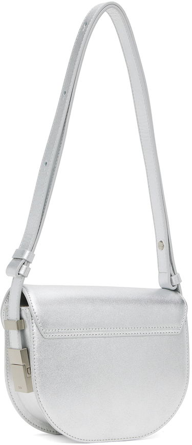 Taška cez rameno OSOI Leather Shoulder Bag Metalická | 23FB030-11-05, 2