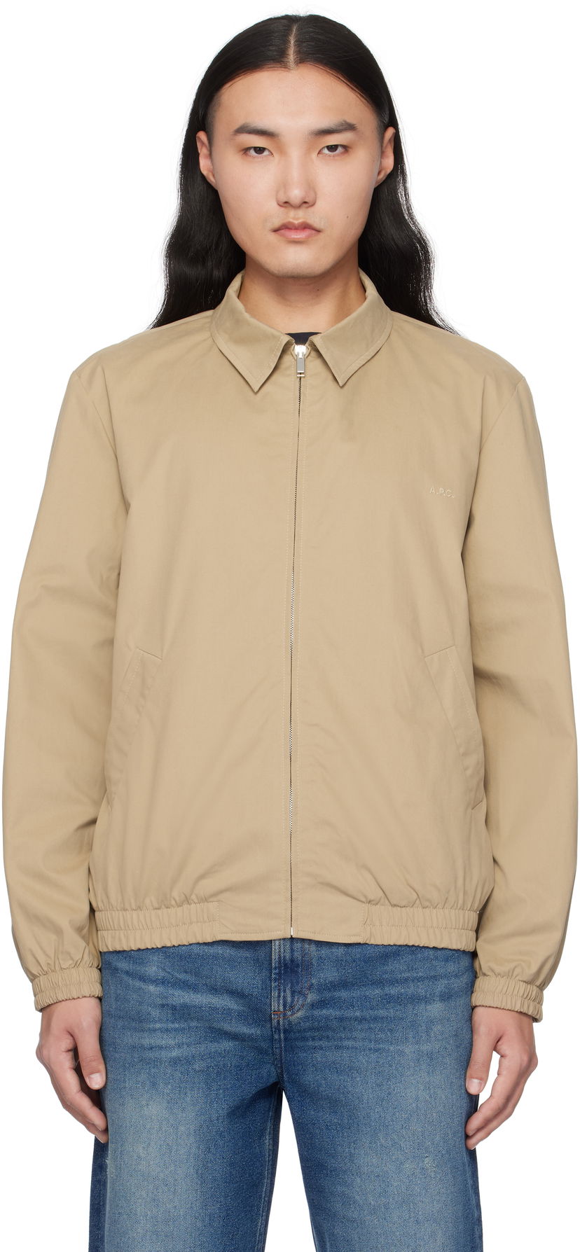 Bomber bunda A.P.C. Bomber Jacket Béžová | COGZR-H02922