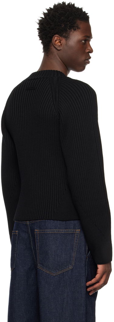 Sveter Jean Paul Gaultier Cutout Ribbed Sweater Čierna | 22/09-U-PL023-M038, 2