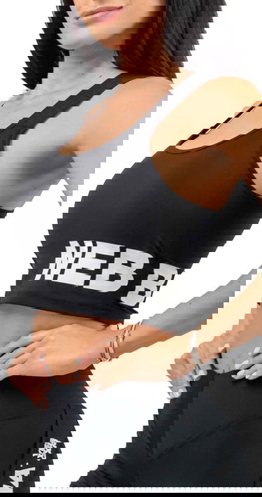 Tielko NEBBIA Nebbia Gym Time Padded High-Impact Sports Bra Čierna | 2310110, 0