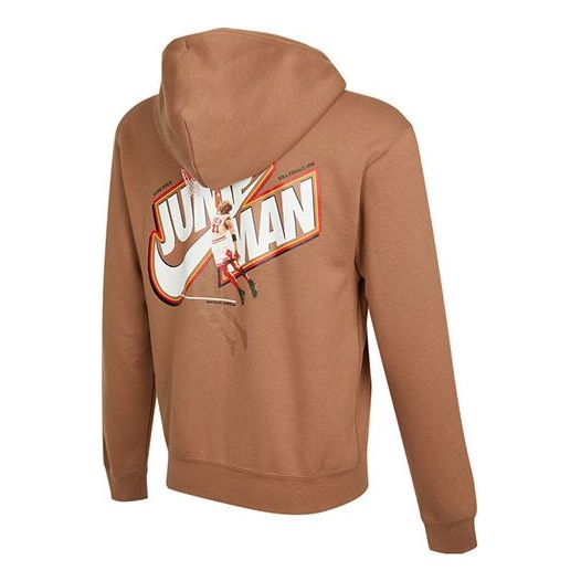 Mikina Jordan Air Jordan Fleece Lined Hoodie Hnedá | DC9607-256