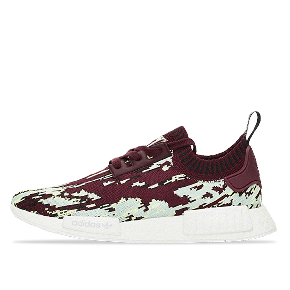 Tenisky a topánky adidas Originals Sneakersnstuff x NMD_R1 Primeknit "Datamosh 2.0" Vínová | DB2843, 1