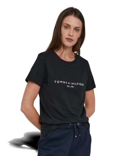 Tričko Tommy Hilfiger T-Shirt Čierna | WW0WW31999.NOS