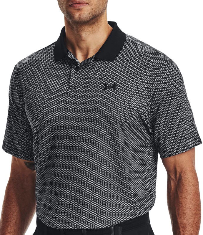 Polo tričko Under Armour Perf 3.0 Printed Polo Shirt Šedá | 1377377-002, 0