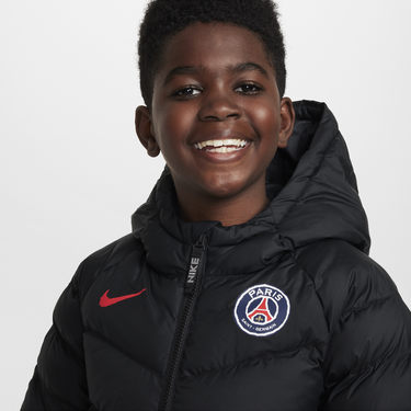 Prešívaná bunda Nike Paris Saint-Germain Hooded Synthetic-Fill Jacket Čierna | FQ3425-010, 2