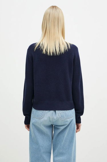 Sveter Sporty & Rich Sporty & Rich SRC Wool Cashmere Sweater Navy | WS012506302BL32, 2