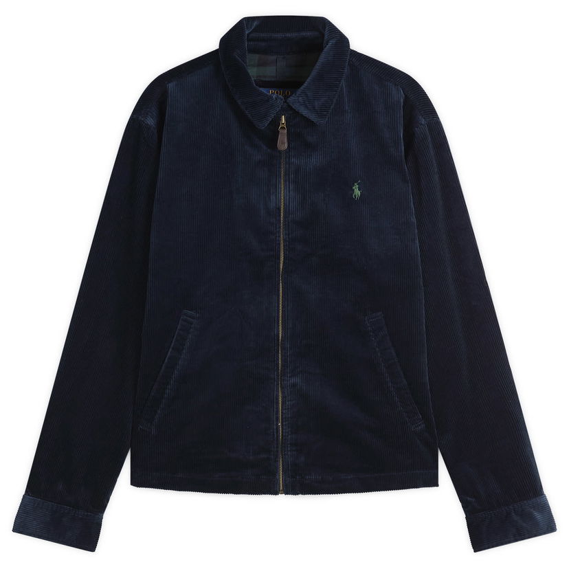 Vetrovka Polo by Ralph Lauren Corduroy Windbreaker Jacket, Size Large Navy | 710968125006-NVY