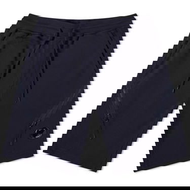 Šortky C.P. Company Lens Fleece Back Shorts Navy | 15CMSB154A-005086W-888, 0