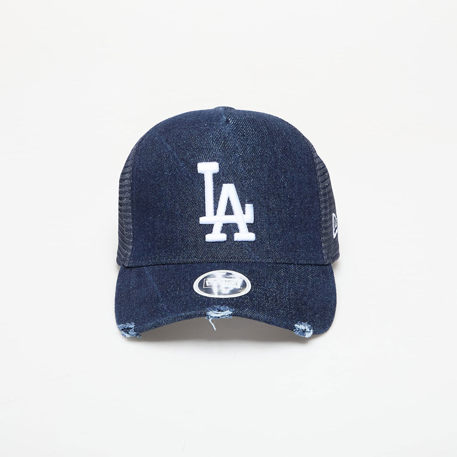 Šiltovka New Era Los Angeles Dodgers MLB Denim 9FORTY A-Frame Trucker Cap Navy | 60667495, 0