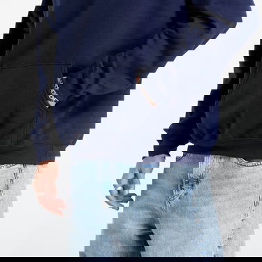 Mikina Thrasher Cracked by Exteenager Hoodie Navy | 145776, 2