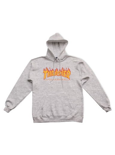 Mikina Thrasher Flame Hoodie Šedá | 113102GRY