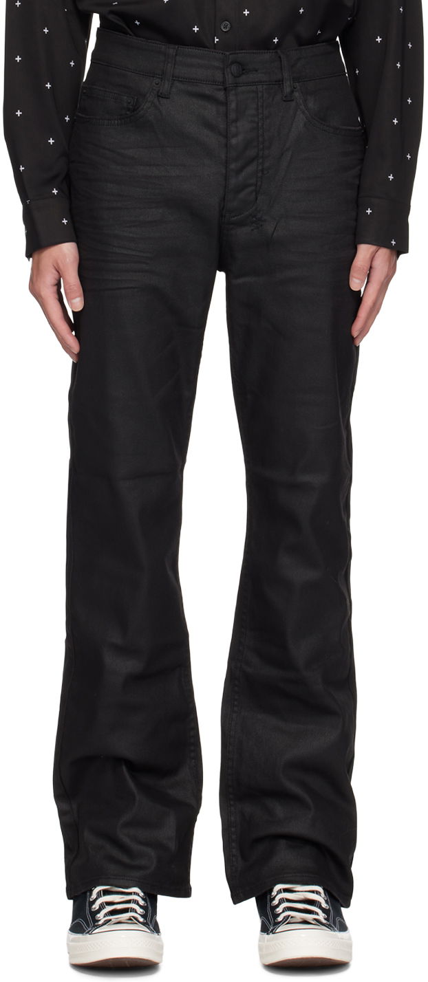 Black Bronko Bootcut Jeans
