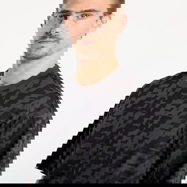 Tričko Emporio Armani T-shirt Train Logo Series Polar Logo All-Over Print Čierna | 7M000980AF10378U8117, 1