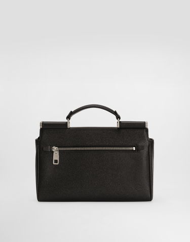 Kabelka Dolce & Gabbana Dolce & Gabbana Sicily Calfskin Crossbody Bag Čierna | BM2516BG06580999, 2