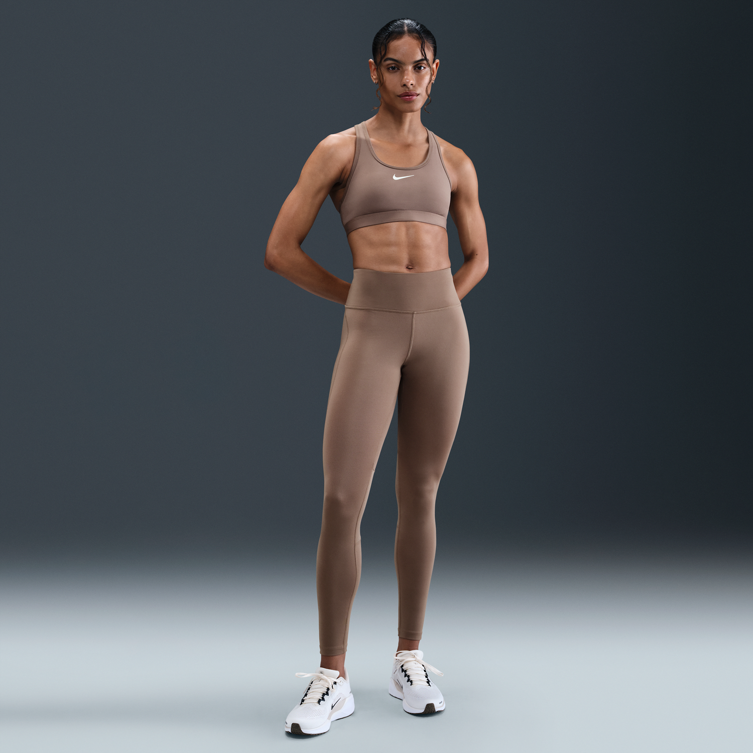 Legíny Nike Epic Fast Mid-Rise Pocket Running Leggings Béžová | CZ9240-233, 0