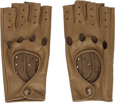 Rukavice Valentino Valentino Garavani VLogo Signature Nappa Fingerless Gloves Čierna | 6W2GD00BUTV, 3