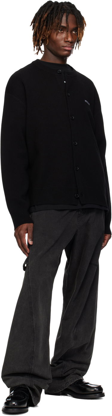 Cargo nohavice We11done We11done Twisted Work Trousers Čierna | WD-TA0-25-723-U-BK, 3