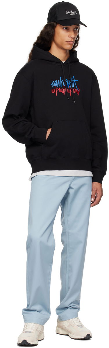 Mikina Carhartt WIP Stereo Script Black Hoodie Čierna | I033624, 3
