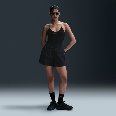 Šortky Nike Sportswear Chill Poplin Mid-Rise 5" Shorts Čierna | HJ0721-010, 4