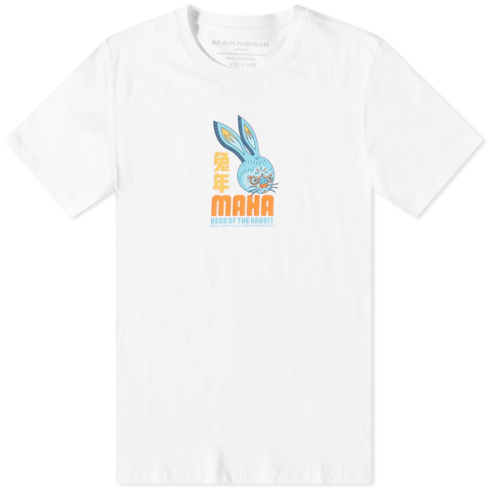 Tričko Maharishi Lunar Year Of The Rabbit Tee Biela | 1002-WT, 0