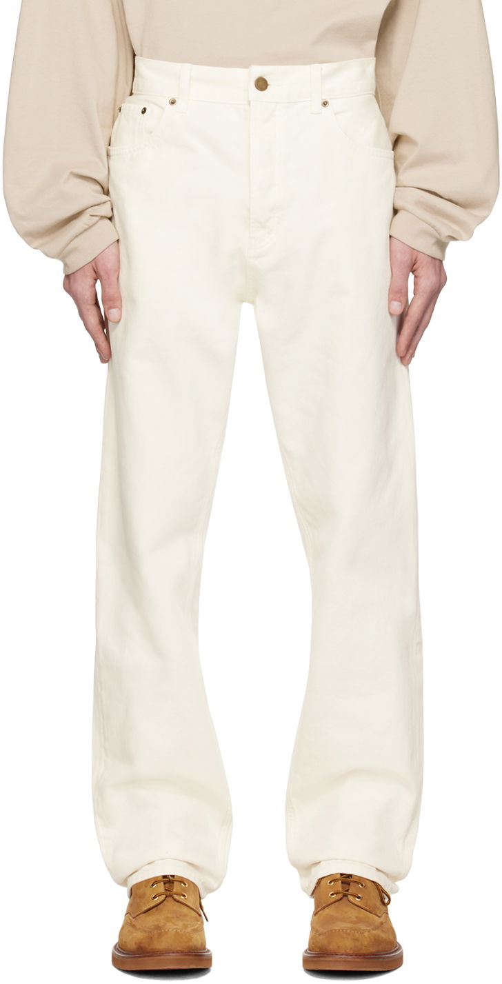 Džínsy Fear of God ESSENTIALS 5-Pocket Jeans Béžová | 130BT234111F, 0