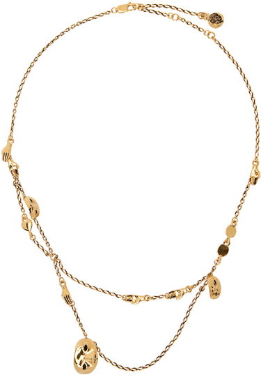 Náhrdelník LEMAIRE LEMAIRE Layered Charm Necklace Metalická | JW0019 LO036, 0